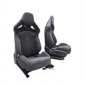 Siège sport en fibre de carbone DOS RS avec revêtement en daim pour B10 A3 A5 A6 A7 A8 Q3 Q5 Q7 - Product Image 1
