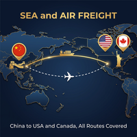 Service fiable de livraison directe porte-à-porte de Chine vers le Canada et les États-Unis, agent logistique express aérien et maritime