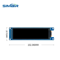 SER3.12-S 9PIN Pantalla Gráfica OLED de 3.12" 256x64 Blanca SSD1362 3.3V SPI I2C Módulo de Interfaz Paralela de 8 bits