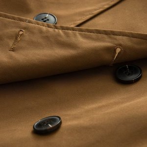Nueva moda <span class=keywords><strong>de</strong></span> otoño para <span class=keywords><strong>mujer</strong></span>, cortavientos corto Retro <span class=keywords><strong>de</strong></span> manga larga, abrigo informal ajustado con botones <span class=keywords><strong>de</strong></span> diseño Simple que combina con todo - Product Image 6