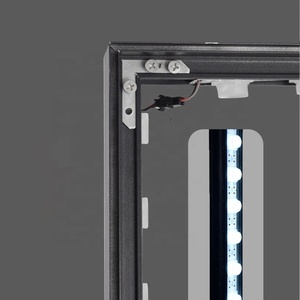 Hộp Đèn Hai Mặt Dọc Màng Mềm Ngoài Trời Thiết Bị Hộp Đèn <span class=keywords><strong>LED</strong></span> Biển Quảng Cáo Di Động - Product Image 5