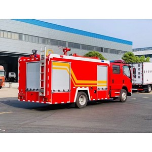 Camión de Bomberos Pequeño ISUZU ELF 4x2, 4000L de Agua y Espuma, Equipo de Rescate y Extinción de Incendios, Camión Especial - Product Image 4