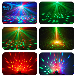 Nuovo prodotto Little Planet RGBW Magic Ball tre in uno luci Laser stroboscopiche Stepless rotazione KTV palco controllo DMX512 per DJ - Product Image 5