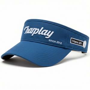 Gorra de Visera Unisex con Logotipo Personalizado Bordado, 100% Algodón, con Impresión Sólida para Deportes, Pesca, Viajes al Aire Libre - Product Image 1