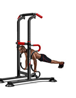 YUNPAO Home Gym : Tour de musculation multifonctionnelle pour le haut du corps, équipement de fitness réglable avec barre de traction et station de dips pour la musculation
