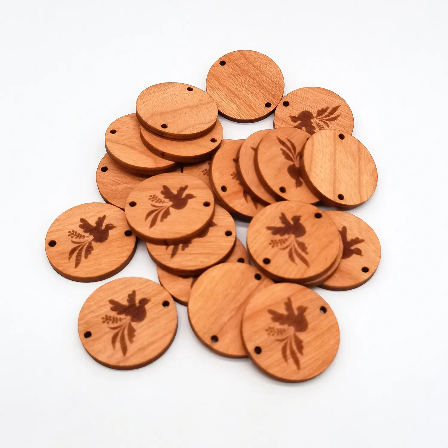 Wood NFC key tag