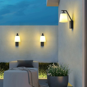 Lampe murale extérieure étanche en acier inoxydable, lumière chaude pour villa, jardin, balcon, terrasse - Product Image 4