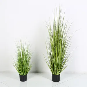 Decorative Planter Aquatic Weed Mini Plastic Plant Artificial with roots Grass Bonsai