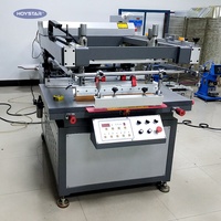 Machine d'impression d'écran de table à vide à bras incliné