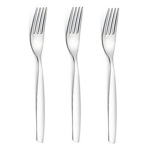 Ensemble de 3 fourchettes à fruits en acier inoxydable (18,7 cm) SHARK Chrome poli CVLX70C3 - Product Image 2