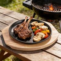 Plaque de cuisson Teppanyaki carrée professionnelle, poêle à barbecue coréenne pour cuisinière à induction et cuisinière à gaz, surface de grillade en fer facile à nettoyer