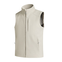 Gilet Softshell à Col Montant Personnalisé de Haute Qualité, Veste sans Manches Sportive Décontractée pour l'Extérieur, Fabricant OEM/ODM