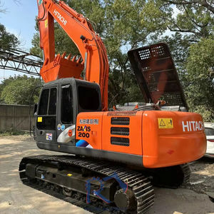 Used Hitachi Zx200 Japanese Excavator 20 Tons Heavy <b>Machinery</b> Digger with Core Components Gearbox Pump Motor Engine - Product Image 1