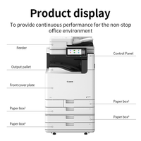 Imprimante laser multifonction noir et blanc ImageFORCE 6155 A3, 55 ppm, haute vitesse, copieur/scanner tout-en-un, écran tactile couleur 10,1 pouces