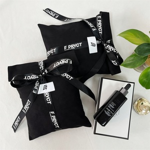 BSCI Cotton <b>Envelope</b> <b>Gift</b> Packaging Cloth Dust Bag Black Luxury Jewelry Cosmetic Dust Bag Recycled Cotton Canvas Dust Pouches - Product Image 3