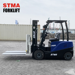 Stma xe nâng điện với đẩy kéo tập tin đính kèm 5500lbs 2500kg Dung lượng pin 4500mm Triplex giai đoạn mast Điều kiện Mới - Product Image 6
