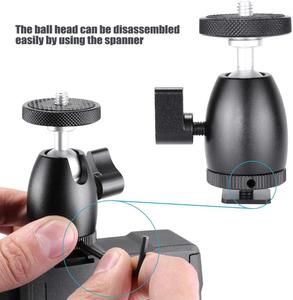 <span class=keywords><strong>Pas</strong></span> cher Prix Mini Rotule 360 Degrés Avec Montage De Sabot pour Caméras de Smartphone, Gopro, lampe Vidéo LED, Micro - Product Image 3