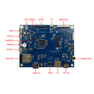 Microtech Embedded STM32F103VBT6 MCU Motherboard <b>PCBA</b> Development Board Compatible with SPI RGB Display and Linux OS - Product Image 2