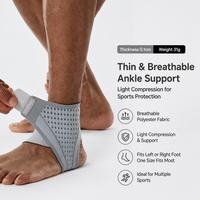 Attelle de soutien de la cheville robuste, légère, en fibre de polyester, personnalisable, unisexe, pour la course à pied