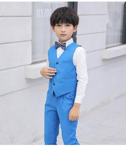 <strong>Boys</strong> Vest Kids <strong>Boys</strong> Gentleman Formal <strong>Suit</strong> Prince Vest <strong>Waistcoat</strong> Pageant Wedding Party Jacket Coat Performance Costumes - Product Image 2