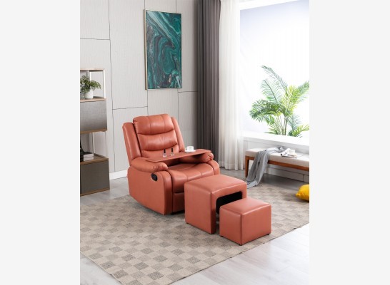 565-K-Grapefruit Red - Deck & Footstool