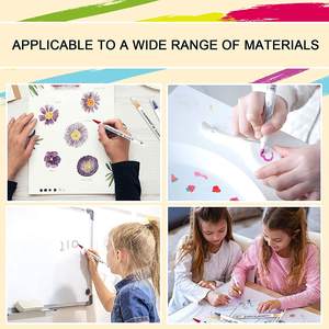 Pena Menggambar DIY 12 Warna Pena Lukis Air Ajaib Spidol Papan Tulis yang Dapat Dihapus - Product Image 6