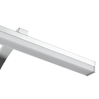 Luminaire LED pour miroir, corps en aluminium, lumière du jour 5000K, applique murale de salle de bain, design minimaliste, montage en surface, certifié CE RoHS