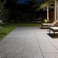 Carrelage extérieur en porcelaine de 12 mm d'épaisseur, résistant aux intempéries, antidérapant, antibactérien, de qualité supérieure, en vrac, pour jardin et terrasse