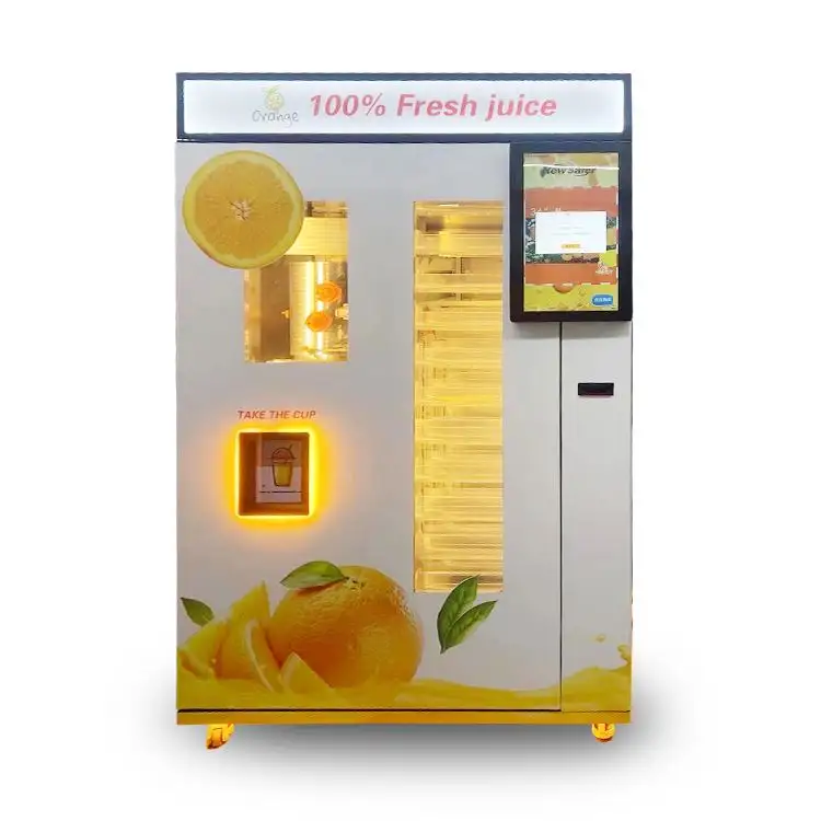 Small Buying Machines Fresh Squeeze Orange Juice Vending Machine