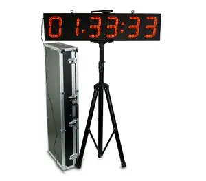 6 Inch Led Sports Timing Clock For Outdoor Sports Countdown/up Timer/clock