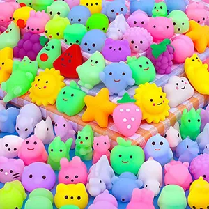 Produsen Banyak Warna Mainan Sensorik Autisme Mainan Mini Hewan Squishy Mochi Mainan untuk Natal