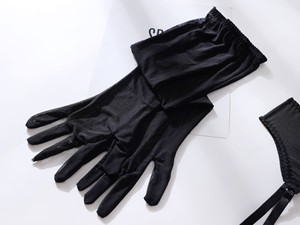 Conjunto de lencería negra para boda, con liguero, sujetador suave y tanga, ajuste cómodo, regalo para <span class=keywords><strong>esposa</strong></span> - Product Image 3