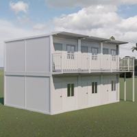 Fabricants de constructeurs sur mesure Hôtel-Applicable Petite maison modulaire préfabriquée Villa Maisons en conteneur Panneau sandwich en acier
