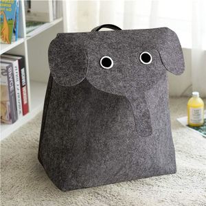 Multifunction Custom Folding Round Resin Fabric Decorative <b>Felt</b> <b>Storage</b> <b>Baskets</b> for Kids Room - Product Image 6