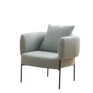 AC032 деревянная Ткань Бархатная обивка кресло продажа современная мебель кресла диван