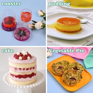 2 <b>Pcs</b> Silicone Muffin Top Pans for Baking, 4 Inch Non-Stick Round Baking Molds for <b>Mini</b> Cake, Muffin Top - Product Image 6