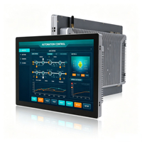 PC industriel à écran tactile sans ventilateur étanche IP65 10"12.1"15"17"19 " 1000 Nits Linux/Win 10 Moniteur industriel embarqué