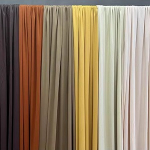 Rideau de scène de mariage en tissu extensible <span class=keywords><strong>double</strong></span> face en soie de lait, décoration de fond de mariage, rideau en gaze - Product Image 6