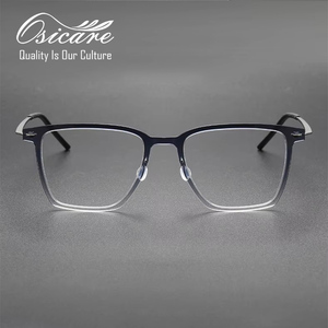 Occhiali da Vista di Marca Designer con Logo Personalizzato, Montature di Lusso in Titanio per Uomo - Product Image 4