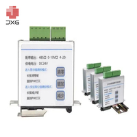 Amplificador de celda de carga digital de alto voltaje con pantalla, convertidor de señal de sensor de peso 0-5V/0-10V/4-20mA