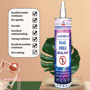 <span class=keywords><strong>Colle</strong></span> de construction instantanée sans clouage pour plinthes, moulures, cadres de porte et décoration murale - Product Image 6