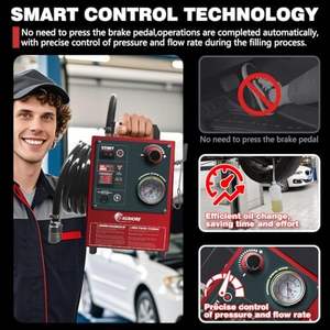 KUMORE Farizon G evrensel otomotiv elektrik Metal fren hidroliği hava alma 12V/110V darbe basıncı otomatik makine bir adam - Product Image 3