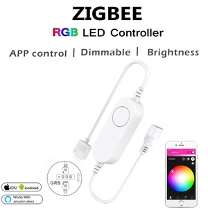 Kit de Tira de Luces LED RGB Flexible de 12V 5050, Control Inteligente por Aplicación, Control Remoto, Sincronización con Música, Compatible con Tuya, ZigBee, Alexa y <span class=keywords><strong>Echo</strong></span> - Product Image 6