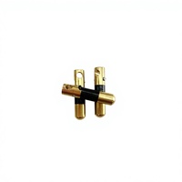 Adaptateur de type pédale à insertion supérieure fabriqué en Chine, composants métalliques, broches de chargeur, revêtement en caoutchouc semi-enveloppé, alvéolé, pour perçage