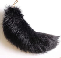 Masque animal de mascarade demi-visage masque de chat à fourrure bricolage petit renard masque Cosplay fête queue accessoires ensemble scène Performance ensemble