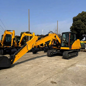 Excavadora de cadenas Liugong 913F usada, excavadora hidráulica sobre orugas para movimiento de tierras en construcción - Product Image 1
