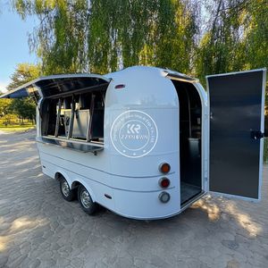 2025 OEM Pizza Food Truck Mobile Juice Bar Commercial Bbq Catering <b>Deep</b> <b>Fryer</b> Food Concession Trailer Food Truck - Product Image 5