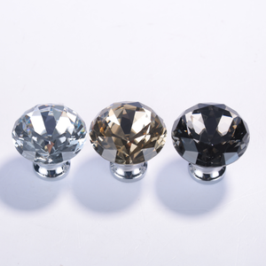 Luxe Diamantvormige Kristallen Glazen Kastknoppen Diamant Vorm Lade Keukenkasten Dressoir Kast Kast Trekt Handgrepen - Product Image 2