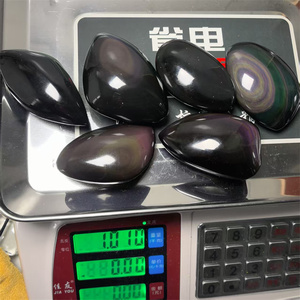 Obsidienne arc-en-ciel naturelle de haute qualité en gros, magnifique artisanat brut d'obsidienne pour la décoration de la maison et du jardin - Product Image 3