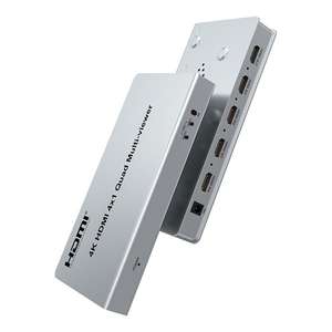 HDTV 4K 4x1 Quad Multi-viewer, commutateur multi-vues en temps réel 4 en 1, commutateur sans couture avec IR 1080P pour les jeux, les expositions, l'éducation - Product Image 4